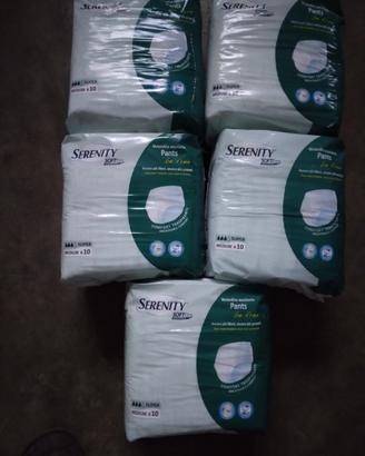 Mutandine assorbenti, taglia M, 5 x 10 pezzi