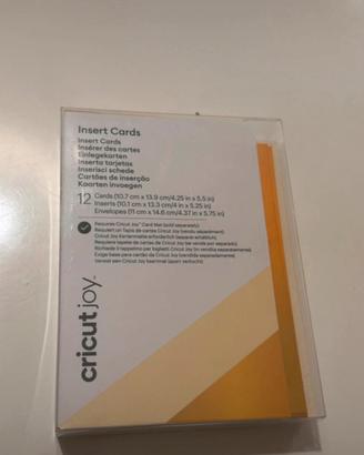 Cricut Joy Insert Cards Cream/Gold – 12 Biglietti