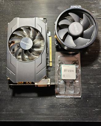 GeForce GTX 960 2gb + AMD Ryzen 5 2600 con ventola