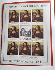 foglietto L. da Vinci su elegante cartoncino