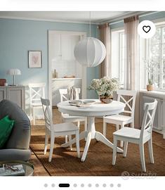 Tavolo rotondo allungabile