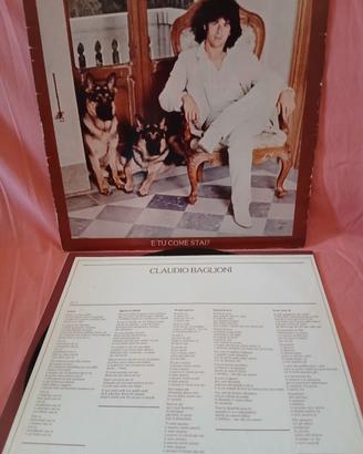 Claudio Baglioni LP 33 giri