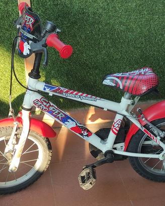 bicicletta da bambino con rotelle