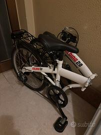 Bicicletta pieghevole Folding 20 con portapacchi