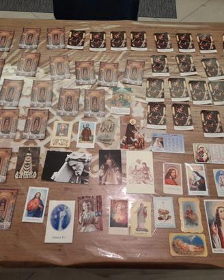 collezione di santini e immaginette sacre d'epoca