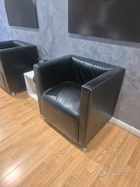 2 Poltrone ecopelle