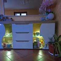 Madia con illuminazione a led 