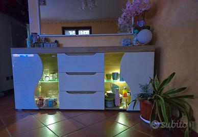 Madia con illuminazione a led 