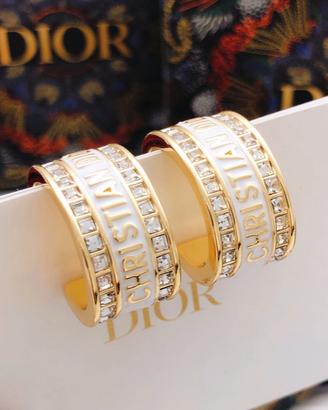 Orecchini a bottone quadrati DIOR