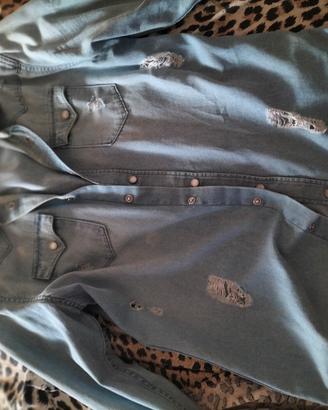 camicia uomo jeans 
