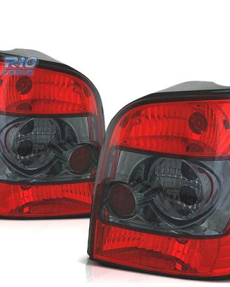 FANALI AUDI A4 B5 94-01 AVANT ROSSO AFFUMICATO