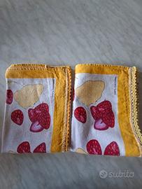  2 strofinacci di cotone 100%