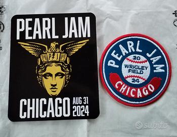 Pearl Jam Chicago 2024 (N2) Sticker & Patch Set