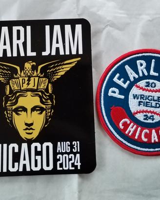 Pearl Jam Chicago 2024 (N2) Sticker & Patch Set