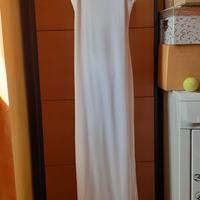 Abito lungo estivo bianco 