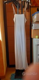 Abito lungo estivo bianco 