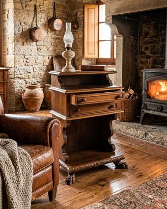 Antico piccolo scrittoio in legno