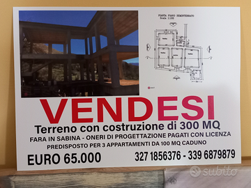 Struttura da Completare Per Tre Appartamenti