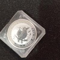 Australia 2 once 2 dollari Kookaburra silver 999