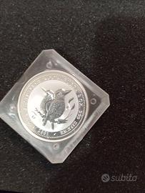 Australia 2 once 2 dollari Kookaburra silver 999