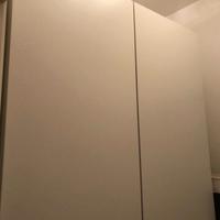 Armadio Ikea bianco 2 ante, appendiabiti, cassetti