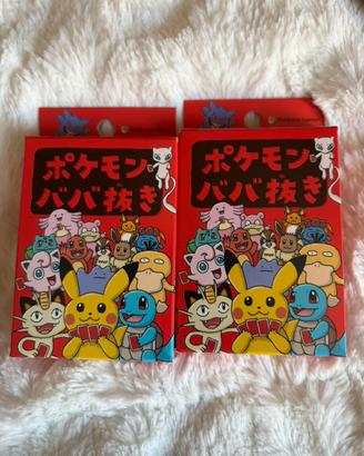 2 x babanuki pokemon deck old maid japanese