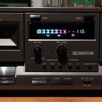 Doppio Registratore a Cassette Technics RS-TR212