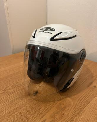 Casco KABUTO II Bianco - Tg S