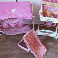 set bambola e accessori richiudibili