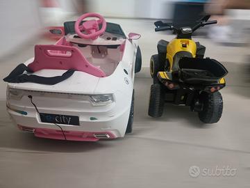 macchina elettrica  + quod a batteria 