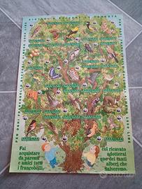 francobolli w.w.f operazione foresta italiana