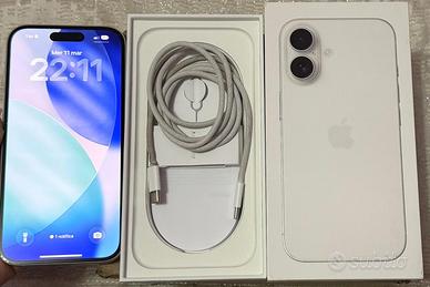 iPhone 16 Bianco 128GB