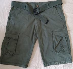 Pantaloni corti da uomo nuovi color navy TG 50