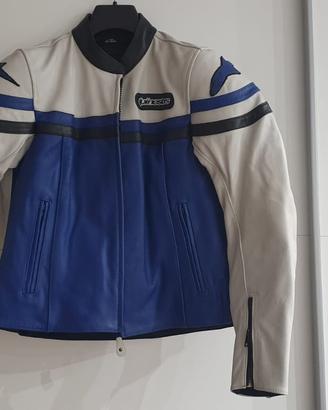 Giacca giubbotto moto in pelle Alpinestars 42