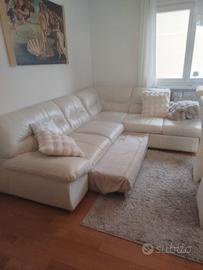 Divano Letto Angolare in pelle 