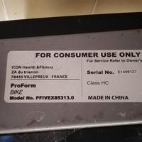 Cyclette "PRO-FORM - PROTON"