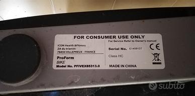 Cyclette "PRO-FORM - PROTON"