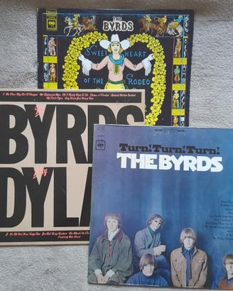 3 dischi in vinile dei Byrds