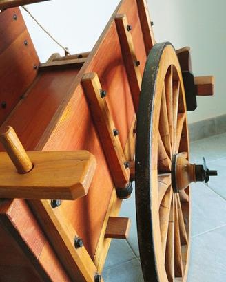 Modello carro a trazione animale