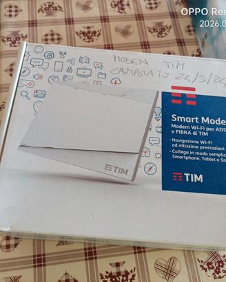 Modem WiFi per adsl fibra Tim