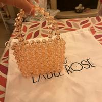 Borsa in perline pesca Label Rose