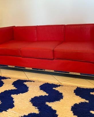 Divano tipo Le Corbusier LC3 vintage