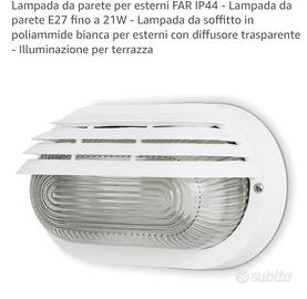 Lampada da parete per esterni