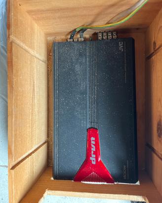 Amplificatore jvc / diverse casse alpine