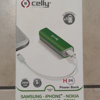Power bank caricabatterie portatile Celly 2600 mAh