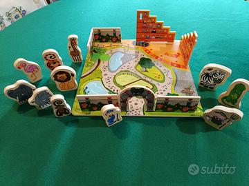  Due giochi  in legno per bambini