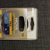 Filtro polarizzatore circolare Hoya 58mm