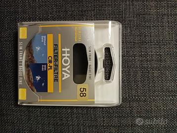 Filtro polarizzatore circolare Hoya 58mm