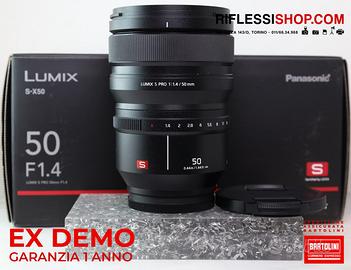 Ex demo panasonic s 50mm f/1.4 l-mount