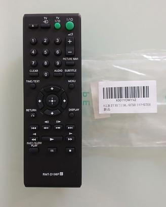 Telecomando SONY RMT-D198P per DVD e compatibili
